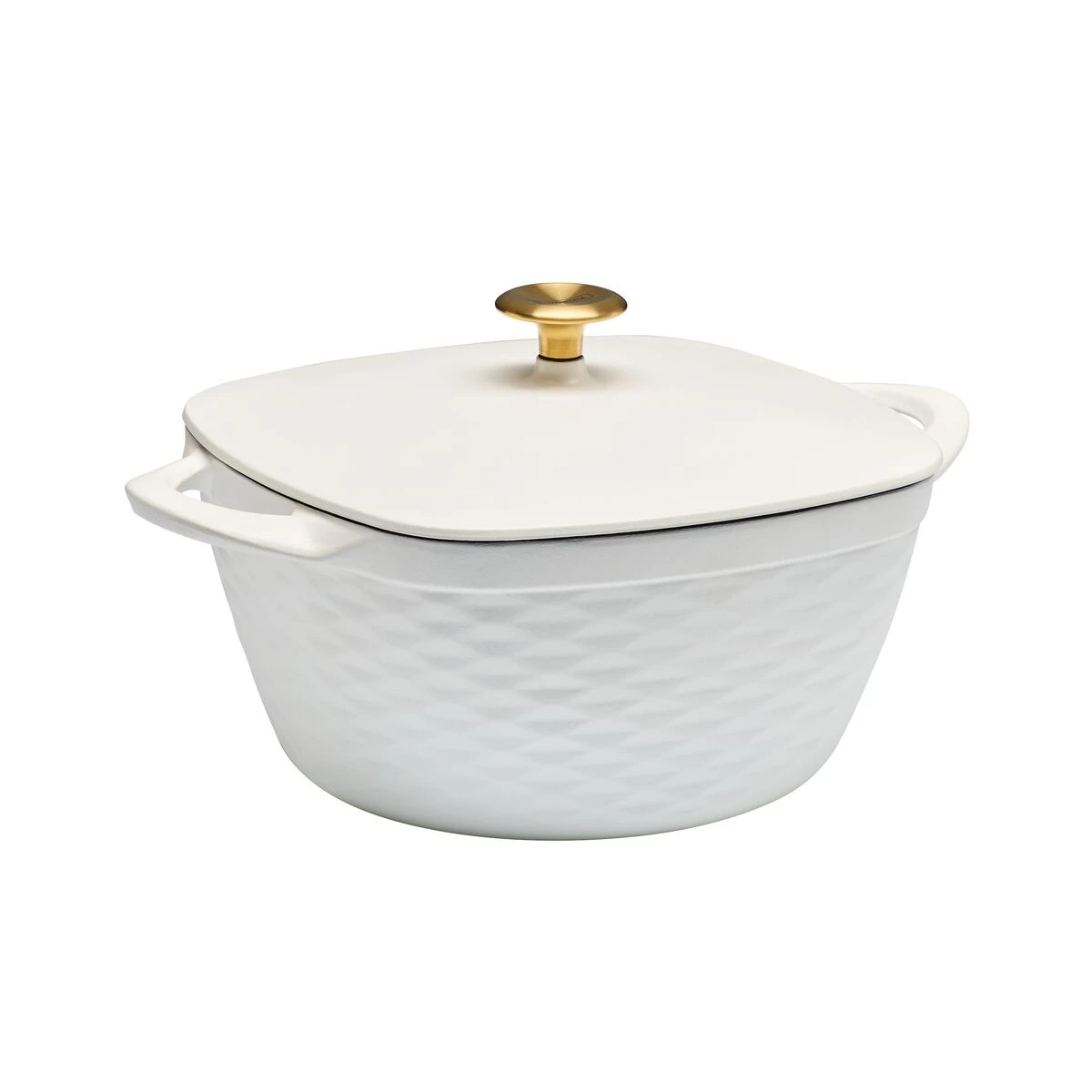 Tramontina Prisma 7 Qt Enameled Cast Iron Covered Square Dutch Oven - Matte White 8 Tramontina Prisma 7 Qt Enameled Cast Iron Covered Square Dutch Oven - Matte White - Image 8