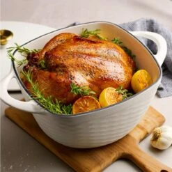 Tramontina Prisma 7 Qt Enameled Cast Iron Covered Square Dutch Oven - Matte White 14 Tramontina Prisma 7 Qt Enameled Cast Iron Covered Square Dutch Oven - Matte White -Tramontina Sales Store 80131107IXM005G