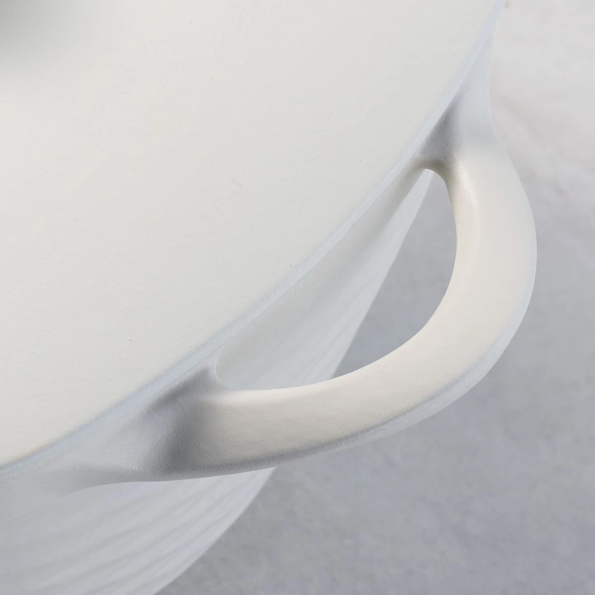 Tramontina Prisma 7 Qt Enameled Cast Iron Covered Square Dutch Oven - Matte White 5 Tramontina Prisma 7 Qt Enameled Cast Iron Covered Square Dutch Oven - Matte White - Image 5