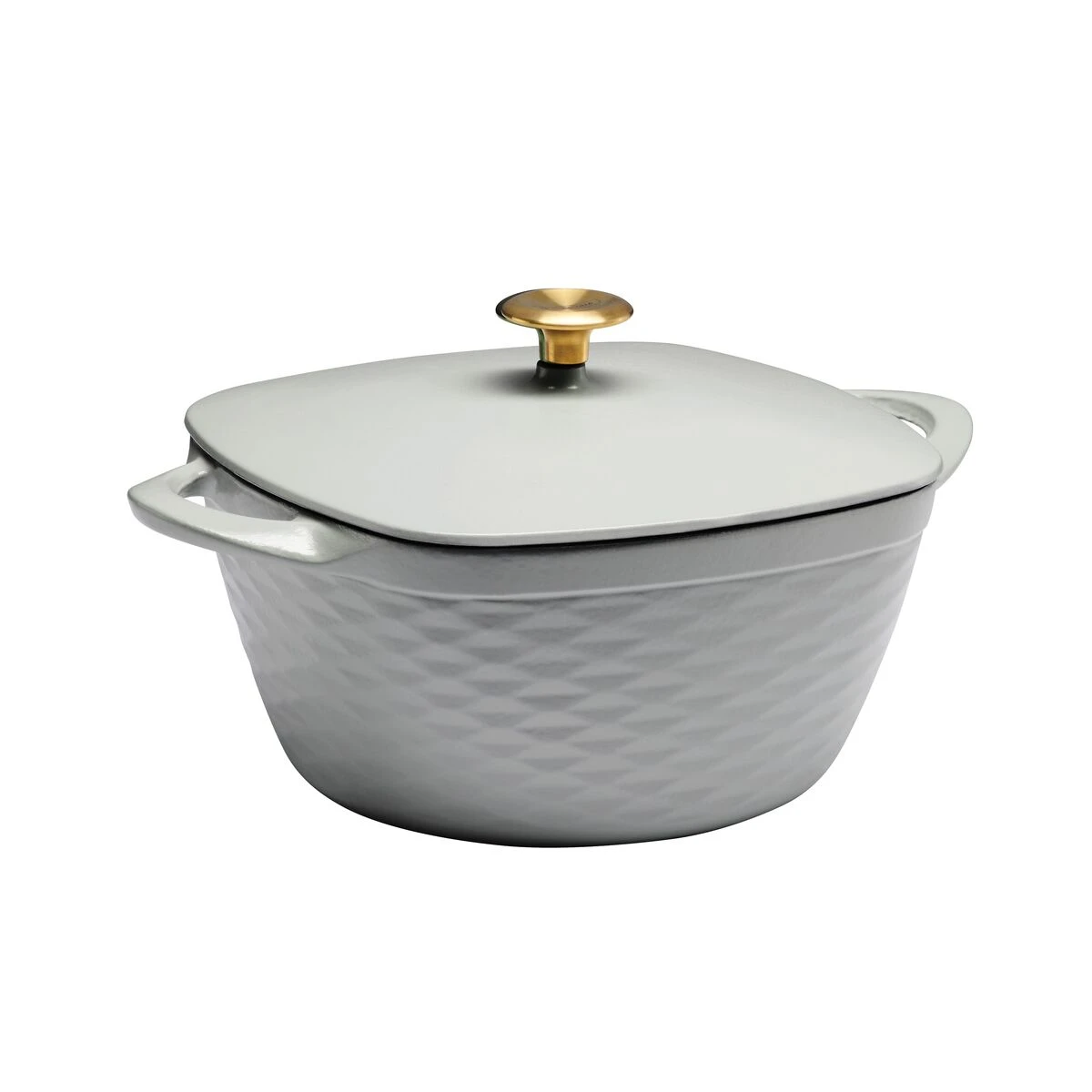 Tramontina Prisma 7 Qt Enameled Cast Iron Covered Square Dutch Oven - Matte Gray 8 Tramontina Prisma 7 Qt Enameled Cast Iron Covered Square Dutch Oven - Matte Gray - Image 8