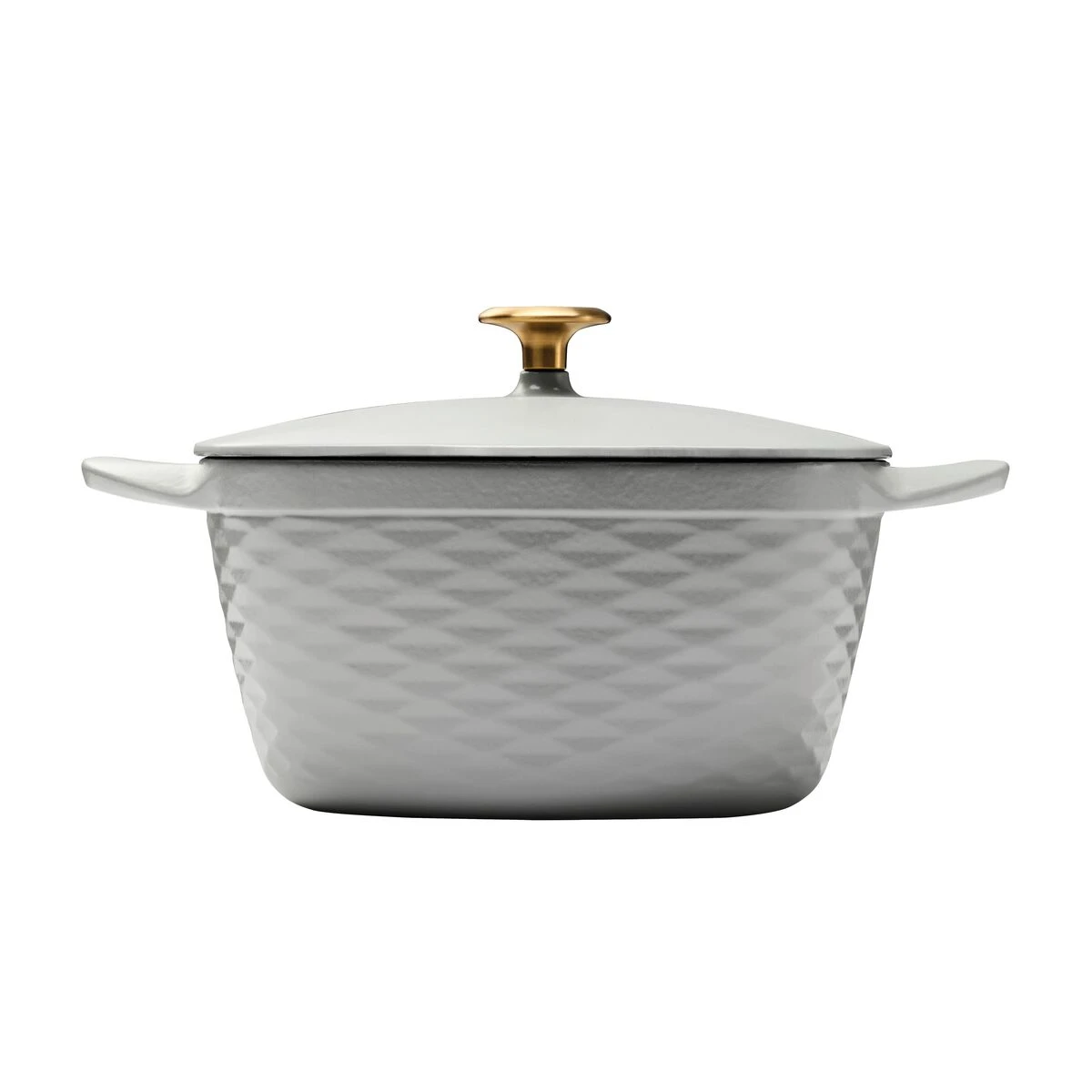 Tramontina Prisma 7 Qt Enameled Cast Iron Covered Square Dutch Oven - Matte Gray 7 Tramontina Prisma 7 Qt Enameled Cast Iron Covered Square Dutch Oven - Matte Gray - Image 7