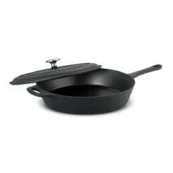 Tramontina 12.5" Cast Iron Covered Skillet Pre-Seasoned 10 Tramontina 12.5" Cast Iron Covered Skillet Pre-Seasoned -Tramontina Sales Store 80131340IXM002G
