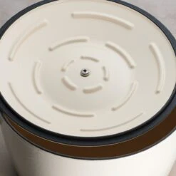 Tramontina 7 Qt Enameled Cast Iron Covered Tall Round Dutch Oven - Latte -Tramontina Sales Store 80131353IXM005G