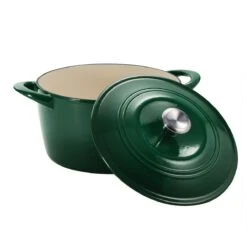 Tramontina 7 Qt Enameled Cast Iron Covered Tall Round Dutch Oven - Basil 10 Tramontina 7 Qt Enameled Cast Iron Covered Tall Round Dutch Oven - Basil -Tramontina Sales Store 80131360IXM002G
