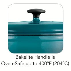 Tramontina 6.5 Qt Enameled Cast Iron Covered Dutch Oven - Gradated Teal -Tramontina Sales Store 80131631IXI001G