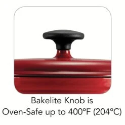 Tramontina 3.5 Qt Enameled Cast-Iron Round Dutch Oven - Gradated Red -Tramontina Sales Store 80131635IXM001G