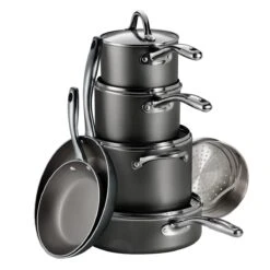 Tramontina 11 Pc Nonstick Cookware Set- Charcoal Gray -Tramontina Sales Store 80143025IXM001G