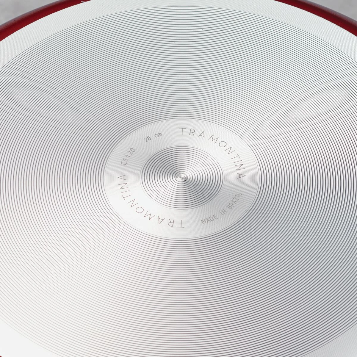 Tramontina Sicilia 8 In Aluminum Nonstick Saute Pan - Raspberry 2 Tramontina Sicilia 8 In Aluminum Nonstick Saute Pan - Raspberry - Image 2