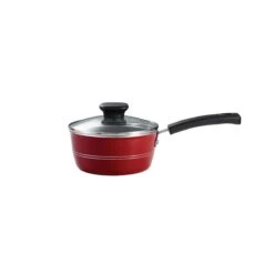 Tramontina Sicilia 1.25 Qt Aluminum Nonstick Covered Sauce Pan - Raspberry -Tramontina Sales Store 80149038IXM002G
