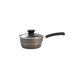 Tramontina Sicilia 1.25 Qt Aluminum Nonstick Covered Sauce Pan - Hazelnut -Tramontina Sales Store 80149051IXM002G
