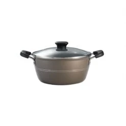 Tramontina Sicilia 4.5 Qt Aluminum Nonstick Covered Dutch Oven - Hazelnut -Tramontina Sales Store 80149054IXM002G