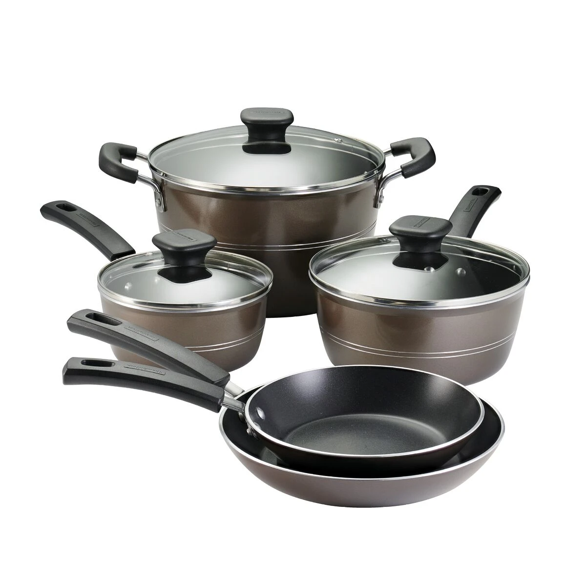 Tramontina Sicilia 8 Pc Aluminum Nonstick Cookware Set - Hazelnut 9 Tramontina Sicilia 8 Pc Aluminum Nonstick Cookware Set - Hazelnut - Image 9