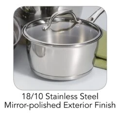 Tramontina 9 Pc Allegra Stainless Steel Cookware Set -Tramontina Sales Store 80154567IXM002G