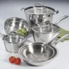 Tramontina 9 Pc Allegra Stainless Steel Cookware Set