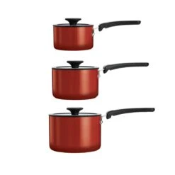 Tramontina Nesting 6 Pc Nonstick Sauce Pan Set - Red -Tramontina Sales Store 80156065IXM005G