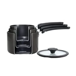 Tramontina Nesting 6 Pc Nonstick Sauce Pan Set - Gray -Tramontina Sales Store 80156066IXM002G