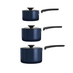 Tramontina Nesting 6 Pc Nonstick Sauce Pan Set - Naval 10 Tramontina Nesting 6 Pc Nonstick Sauce Pan Set - Naval -Tramontina Sales Store 80156069IXM007G