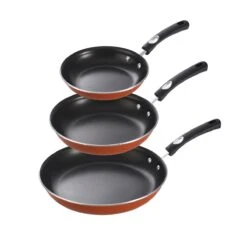 Tramontina 3 Pk Fry Pans - Metallic Red 11 Tramontina 3 Pk Fry Pans - Metallic Red -Tramontina Sales Store 80156102IXM001G
