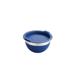Tramontina 10 Pc Covered Stainless Steel And Silicone Mixing Bowl Set - Blue -Tramontina Sales Store 80202035IXM003G