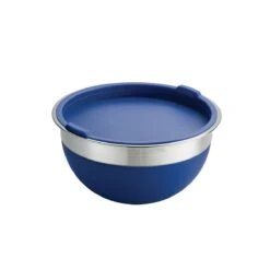 Tramontina 10 Pc Covered Stainless Steel And Silicone Mixing Bowl Set - Blue -Tramontina Sales Store 80202035IXM005G