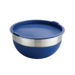 Tramontina 10 Pc Covered Stainless Steel And Silicone Mixing Bowl Set - Blue -Tramontina Sales Store 80202035IXM006G