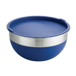 Tramontina 10 Pc Covered Stainless Steel And Silicone Mixing Bowl Set - Blue -Tramontina Sales Store 80202035IXM007G
