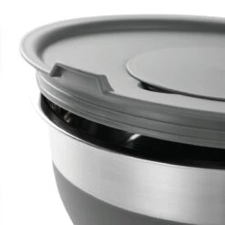 Tramontina 10 Pc Covered Stainless Steel And Silicone Mixing Bowl Set With Grating Tools - Charcoal Gray 15 Tramontina 10 Pc Covered Stainless Steel And Silicone Mixing Bowl Set With Grating Tools - Charcoal Gray -Tramontina Sales Store 80202044IXM003G