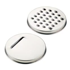 Tramontina 10 Pc Covered Stainless Steel And Silicone Mixing Bowl Set With Grating Tools - Persimmon Orange -Tramontina Sales Store 80202046IXM007G