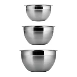 Tramontina 3 Pc Stainless Steel Mixing Bowl Set 12 Tramontina 3 Pc Stainless Steel Mixing Bowl Set -Tramontina Sales Store 80202202IXM004G