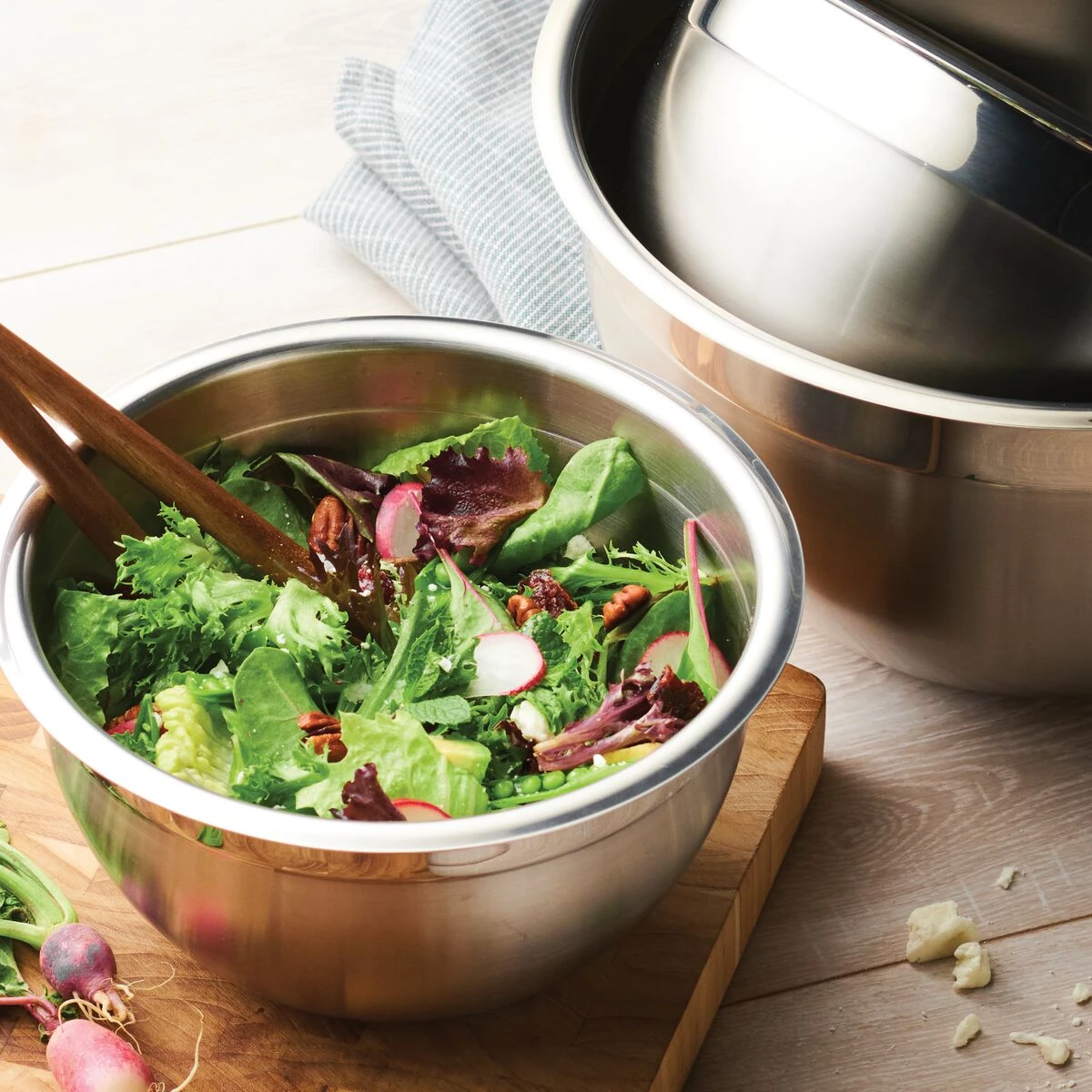 Tramontina 3 Pc Stainless Steel Mixing Bowl Set 4 Tramontina 3 Pc Stainless Steel Mixing Bowl Set - Image 4