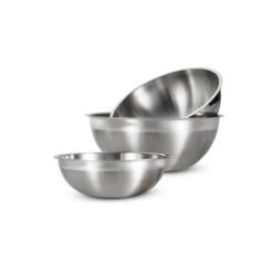 Tramontina 3 Pc Low Profile Stainless Steel Mixing Bowl Set