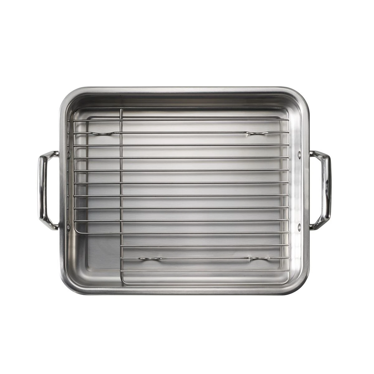 Tramontina Prima 13.5 In Stainless Steel Roasting Pan - Includes Basting Grill 6 Tramontina Prima 13.5 In Stainless Steel Roasting Pan - Includes Basting Grill - Image 6