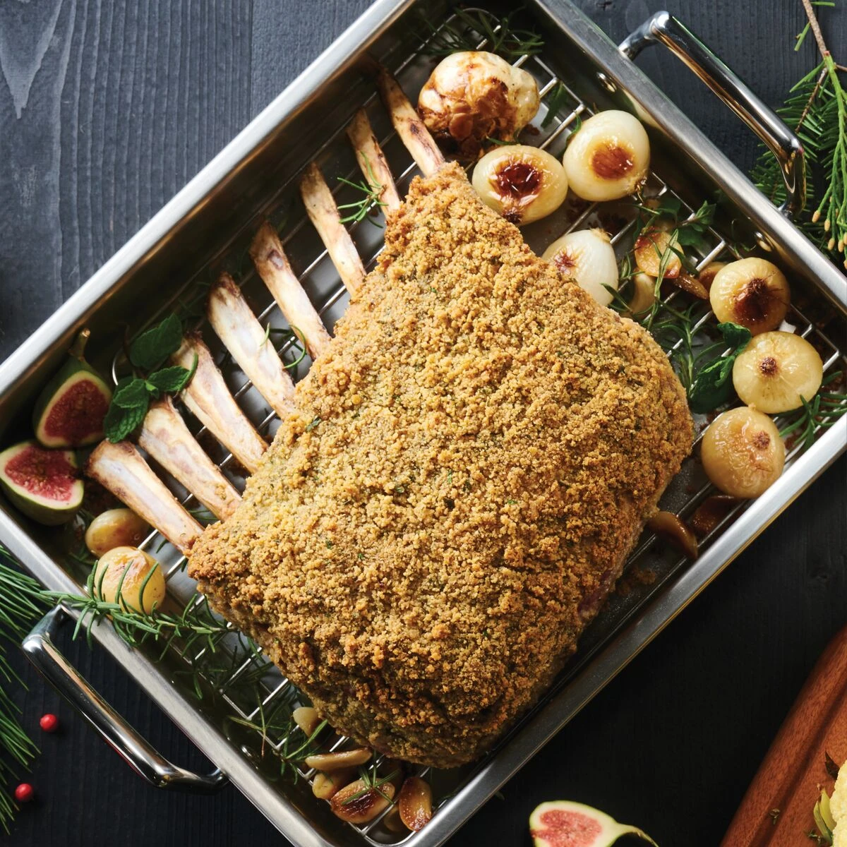 Tramontina Prima 13.5 In Stainless Steel Roasting Pan - Includes Basting Grill 1 Tramontina Prima 13.5 In Stainless Steel Roasting Pan - Includes Basting Grill