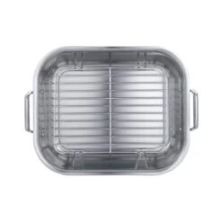 Tramontina Prima 16.75 In Stainless Steel Flared Edge Roasting Pan - Includes Basting Rack 9 Tramontina Prima 16.75 In Stainless Steel Flared Edge Roasting Pan - Includes Basting Rack -Tramontina Sales Store 80203009IXM003G