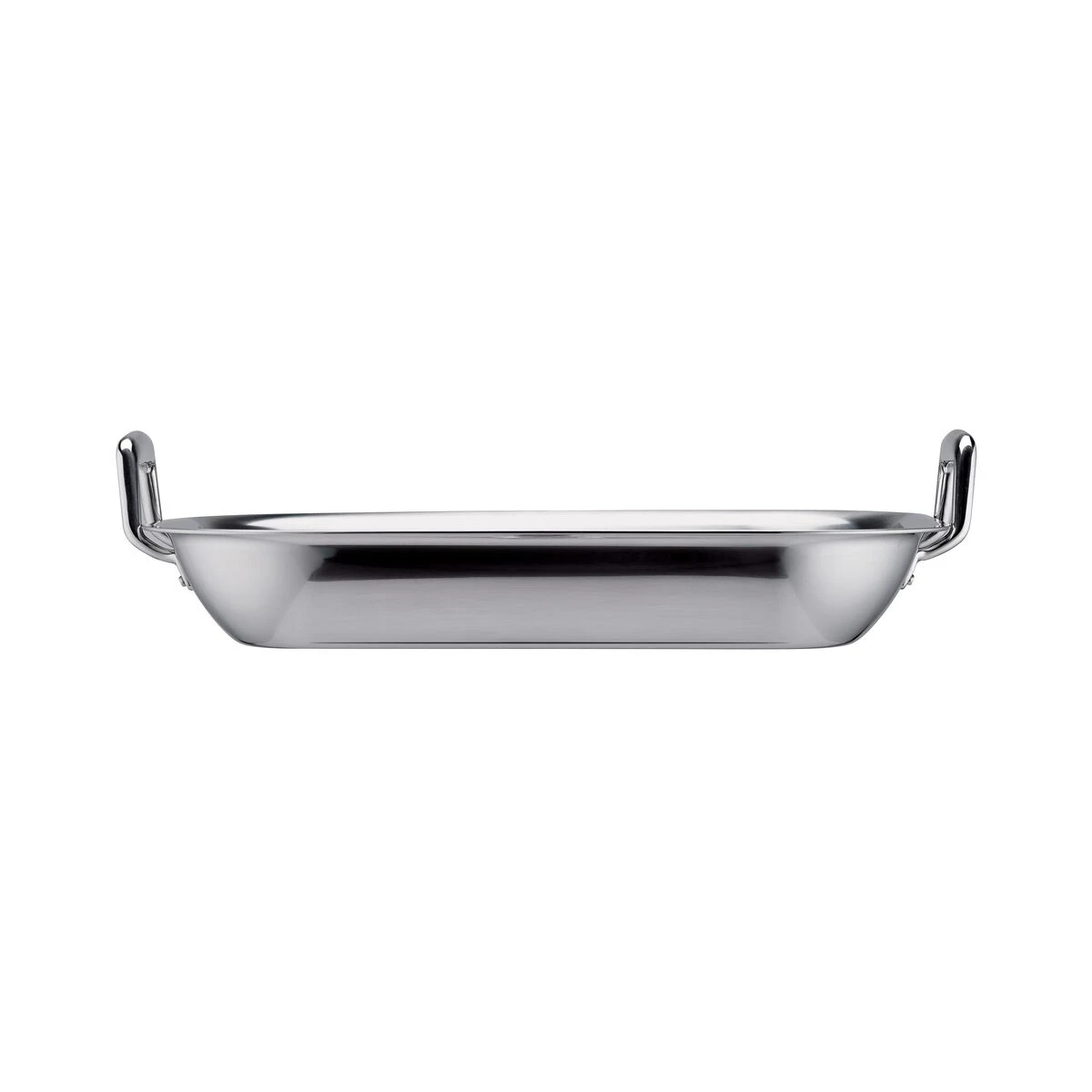 Tramontina Prima 16.75 In Stainless Steel Flared Edge Roasting Pan - Includes Basting Rack 2 Tramontina Prima 16.75 In Stainless Steel Flared Edge Roasting Pan - Includes Basting Rack - Image 2