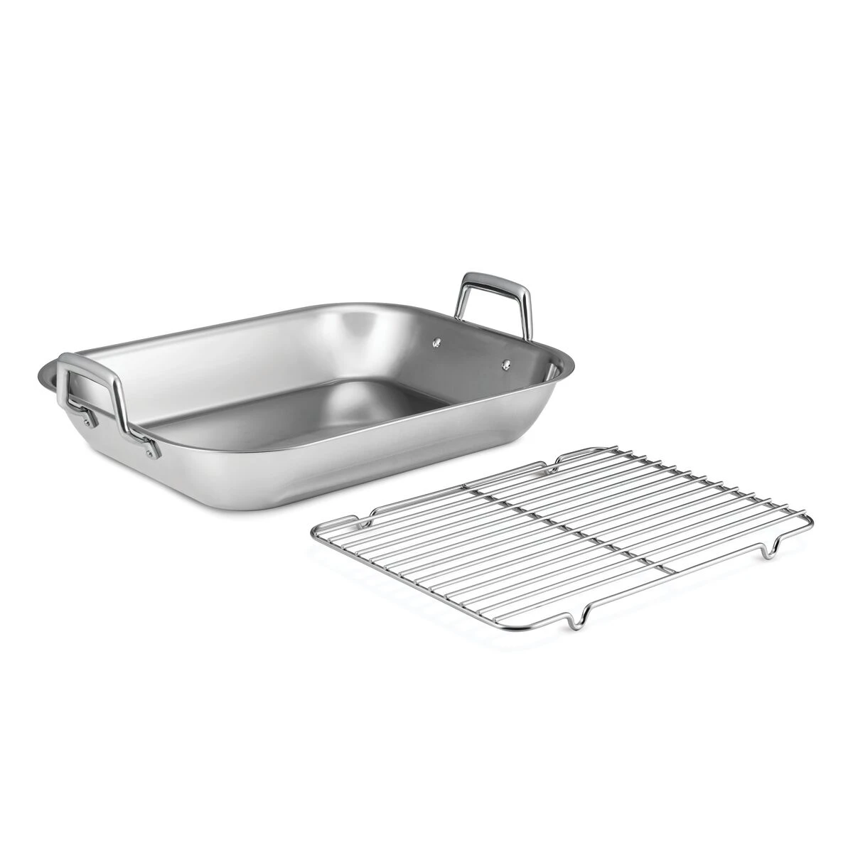 Tramontina Prima 18.75 In Stainless Steel Flared Edge Roasting Pan - Includes Basting Rack 7 Tramontina Prima 18.75 In Stainless Steel Flared Edge Roasting Pan - Includes Basting Rack - Image 7