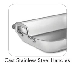 Tramontina Prima 18.75 In Stainless Steel Flared Edge Roasting Pan - Includes Basting Rack 8 Tramontina Prima 18.75 In Stainless Steel Flared Edge Roasting Pan - Includes Basting Rack -Tramontina Sales Store 80203010IXM006G