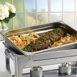 Tramontina 9 Qt Stainless Steel Covered Full-Size Food Pan