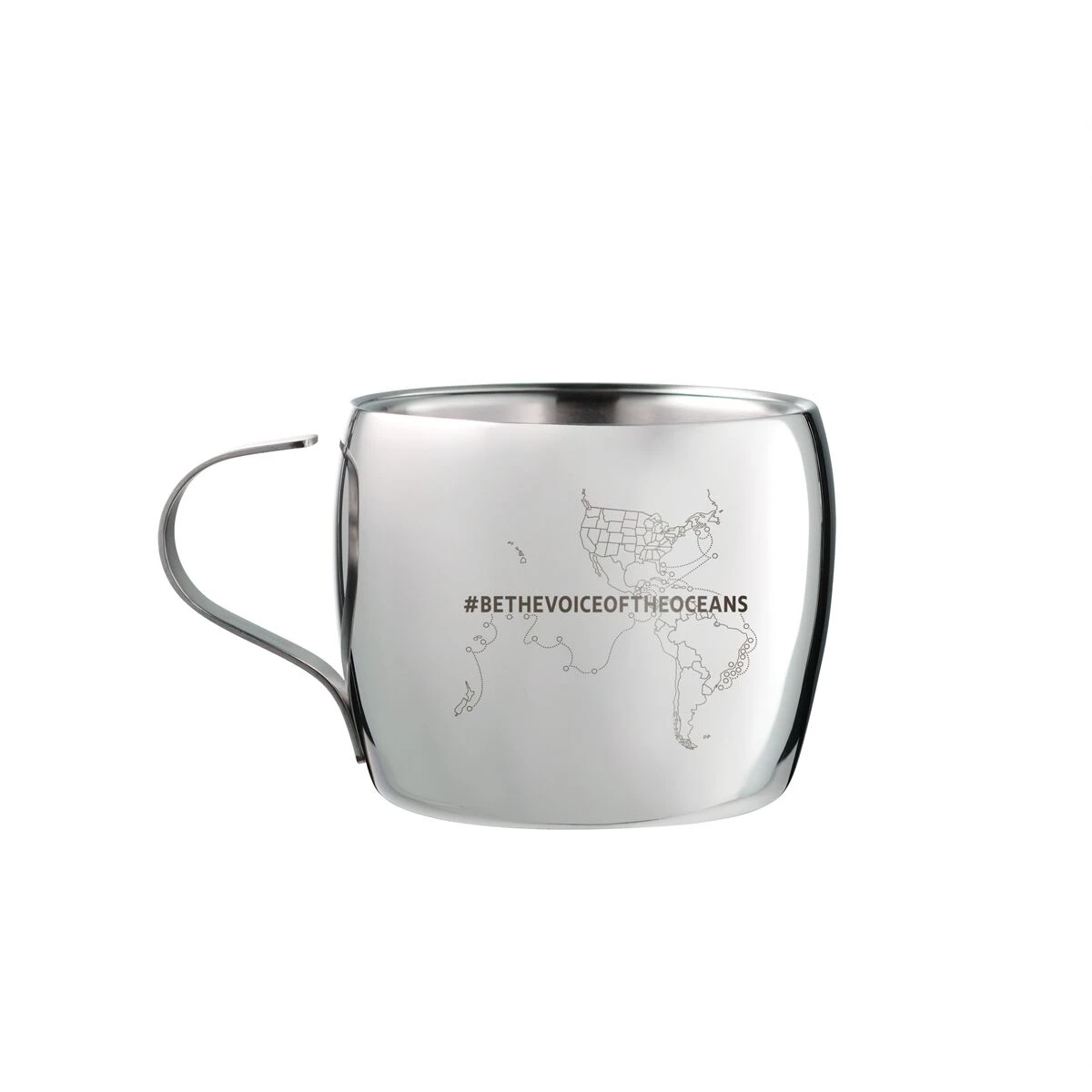 Tramontina 2 Pk Stainless Steel Double-Wall Cups - Voice Of The Oceans Limited Edition 4 Tramontina 2 Pk Stainless Steel Double-Wall Cups - Voice Of The Oceans Limited Edition - Image 4