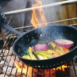 Tramontina Churrasco BBQ 10 In Round Carbon Steel Stir Fry Pan -Tramontina Sales Store 80905017IXM004G