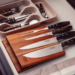 Tramontina Churrasco BBQ 5 Pc Cutlery Set With Magnetic Block 19 Tramontina Churrasco BBQ 5 Pc Cutlery Set With Magnetic Block -Tramontina Sales Store 80905021IXM001G