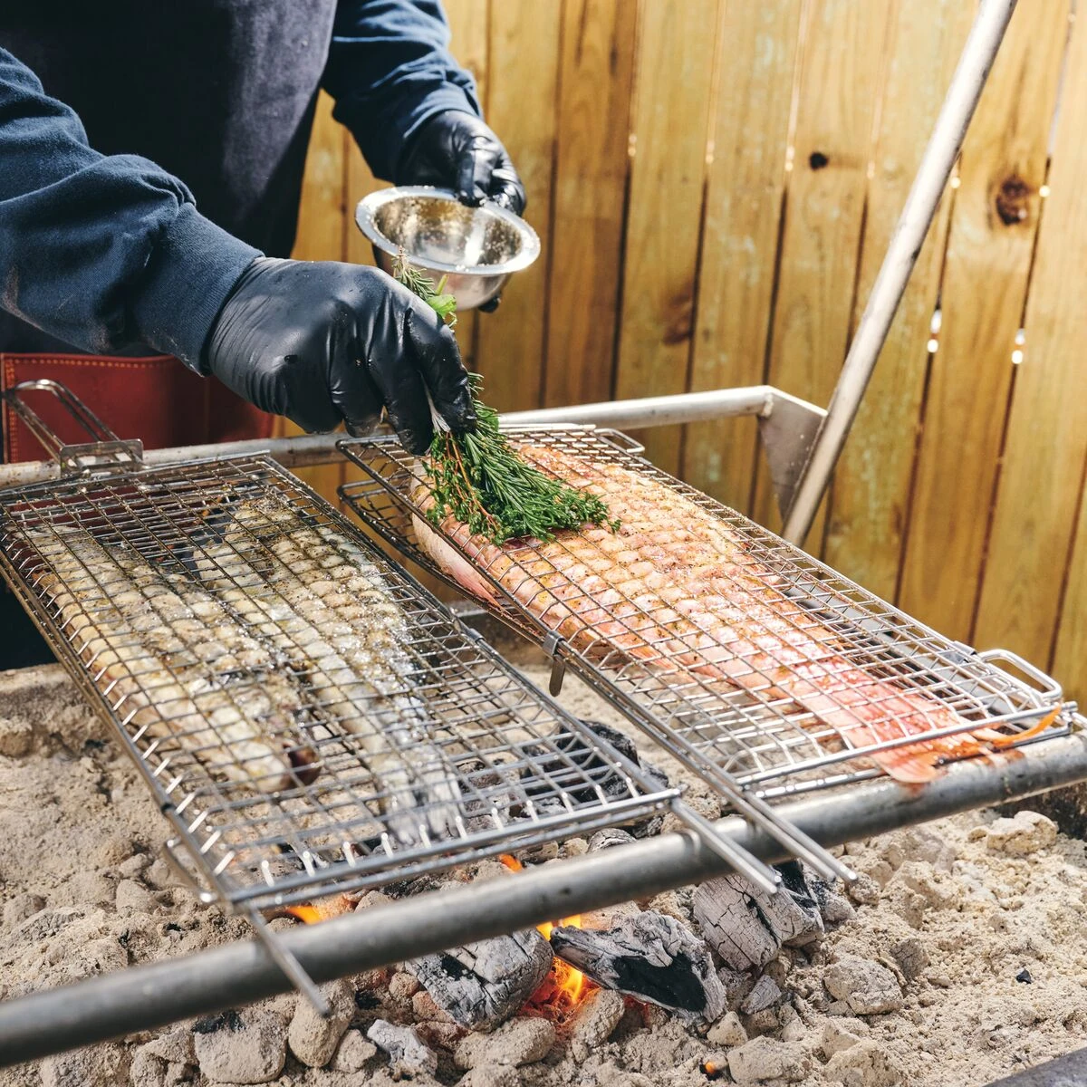 Tramontina Churrasco BBQ Stainless Steel Flat Grill Basket 2 Tramontina Churrasco BBQ Stainless Steel Flat Grill Basket - Image 2