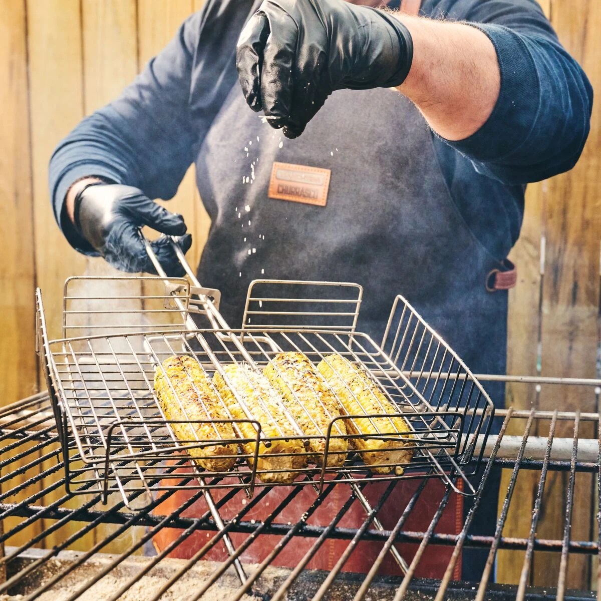 Tramontina Churrasco BBQ Stainless Steel Multi-Use Deep Grill Basket 2 Tramontina Churrasco BBQ Stainless Steel Multi-Use Deep Grill Basket - Image 2