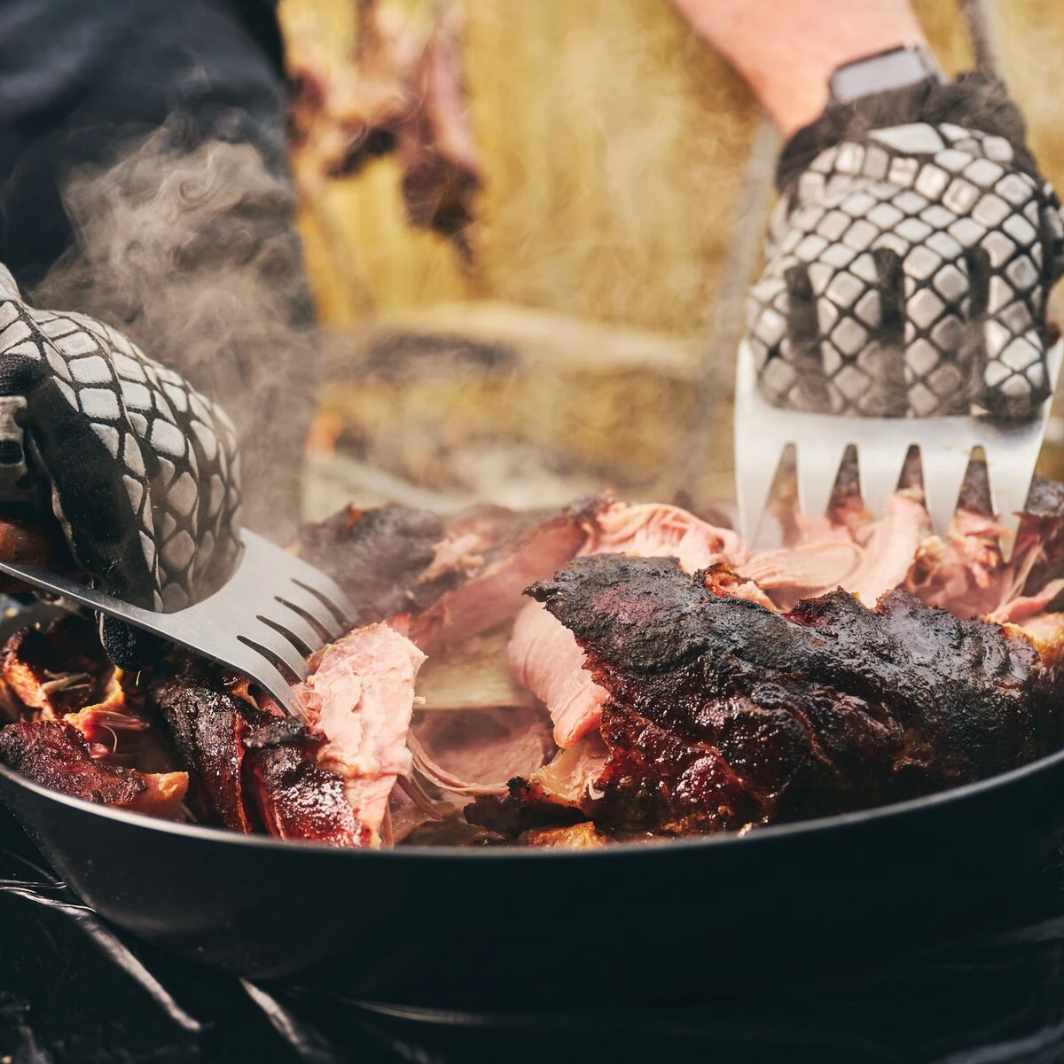 Tramontina Churrasco BBQ 15 In Round Carbon Steel Griddle Pan 7 Tramontina Churrasco BBQ 15 In Round Carbon Steel Griddle Pan - Image 7