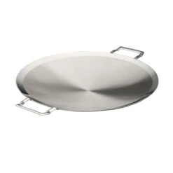 Tramontina Churrasco BBQ 17.25 In Tri-Ply Clad Stainless Steel Round Grill Pan -Tramontina Sales Store 80905031IXM001G