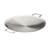 Tramontina Churrasco BBQ 17.25 In Tri-Ply Clad Stainless Steel Round Grill Pan