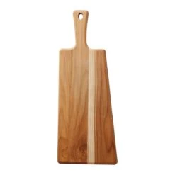 Tramontina 19 In X 7.5 In Teak Wood Rectangle Serving Board With Handle 8 Tramontina 19 In X 7.5 In Teak Wood Rectangle Serving Board With Handle -Tramontina Sales Store 81000024IXM002G