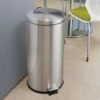 Tramontina 8 Gallon Stainless Steel Round Step Can
