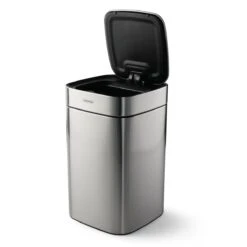 Tramontina 3.17 Gallon Stainless Steel Square Sensor Bin With SS Capped Lid 9 Tramontina 3.17 Gallon Stainless Steel Square Sensor Bin With SS Capped Lid -Tramontina Sales Store 81200015IXM001G