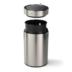 Tramontina 3.17 Gallon Stainless Steel Round Sensor Bin With SS Capped Lid 10 Tramontina 3.17 Gallon Stainless Steel Round Sensor Bin With SS Capped Lid -Tramontina Sales Store 81200016IXM002G
